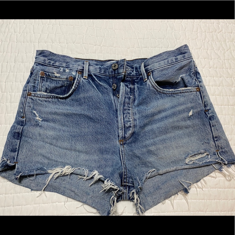 AGOLDE Jaden Vintage Cut Off Shorts